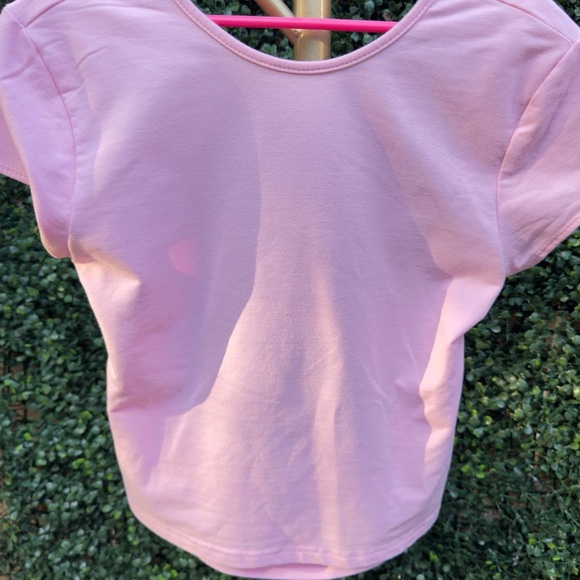 Edikted Light Pink Bambi Open-Back T-Shirt Small - Picture 4 of 11